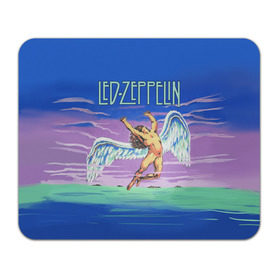 Коврик прямоугольный с принтом Led Zeppelin 2 в Санкт-Петербурге, натуральный каучук | размер 230 х 185 мм; запечатка лицевой стороны | led zeppelin | лед зеппелин | роберт плант