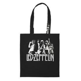 Сумка 3D повседневная с принтом Led Zeppelin 4 в Санкт-Петербурге, 100% полиэстер | Плотность: 200 г/м2; Размер: 34×35 см; Высота лямок: 30 см | Тематика изображения на принте: led zeppelin | лед зеппелин | роберт плант