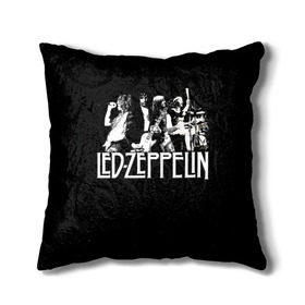Подушка 3D с принтом Led Zeppelin 4 в Санкт-Петербурге, наволочка – 100% полиэстер, наполнитель – холлофайбер (легкий наполнитель, не вызывает аллергию). | состоит из подушки и наволочки. Наволочка на молнии, легко снимается для стирки | led zeppelin | лед зеппелин | роберт плант