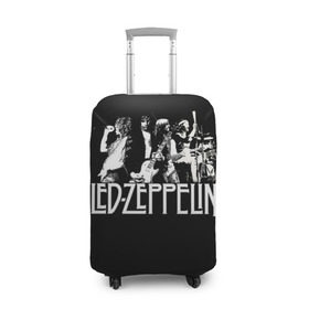 Чехол для чемодана 3D с принтом Led Zeppelin 4 в Санкт-Петербурге, 86% полиэфир, 14% спандекс | двустороннее нанесение принта, прорези для ручек и колес | led zeppelin | лед зеппелин | роберт плант