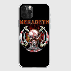 Чехол для iPhone 12 Pro с принтом Megadeth 5 в Санкт-Петербурге, силикон | область печати: задняя сторона чехла, без боковых панелей | megadeth | дирк вербурен | дэвид эллефсон | дэйв мастейн | кико лоурейро | мегадэт