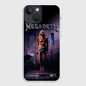 Чехол для iPhone 13 mini с принтом Megadeth 7 в Санкт-Петербурге,  |  | megadeth | дирк вербурен | дэвид эллефсон | дэйв мастейн | кико лоурейро | мегадэт