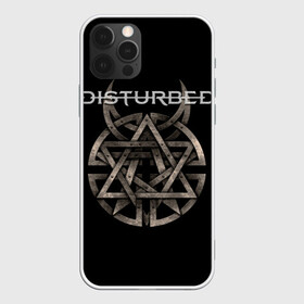 Чехол для iPhone 12 Pro с принтом Disturbed 2 в Санкт-Петербурге, силикон | область печати: задняя сторона чехла, без боковых панелей | Тематика изображения на принте: disturbed | donegan | draiman | moyer | wengren | венгрен | дистурбед | дониган | дрейман | мойер | хард рок