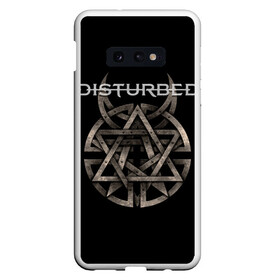 Чехол для Samsung S10E с принтом Disturbed 2 в Санкт-Петербурге, Силикон | Область печати: задняя сторона чехла, без боковых панелей | disturbed | donegan | draiman | moyer | wengren | венгрен | дистурбед | дониган | дрейман | мойер | хард рок