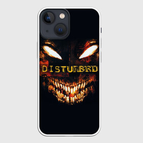 Чехол для iPhone 13 mini с принтом Disturbed 4 в Санкт-Петербурге,  |  | disturbed | donegan | draiman | moyer | wengren | венгрен | дистурбед | дониган | дрейман | мойер | хард рок