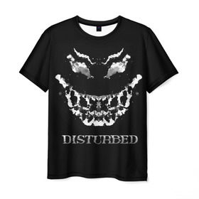 Мужская футболка 3D с принтом Disturbed 5 в Санкт-Петербурге, 100% полиэфир | прямой крой, круглый вырез горловины, длина до линии бедер | Тематика изображения на принте: disturbed | donegan | draiman | moyer | wengren | венгрен | дистурбед | дониган | дрейман | мойер | хард рок