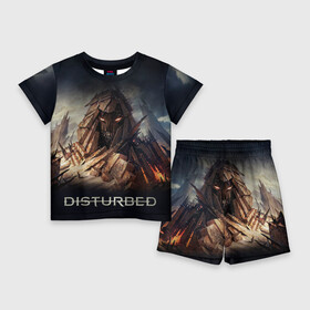 Детский костюм с шортами 3D с принтом Disturbed 8 в Санкт-Петербурге,  |  | Тематика изображения на принте: disturbed | donegan | draiman | moyer | wengren | венгрен | дистурбед | дониган | дрейман | мойер | хард рок