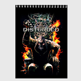 Скетчбук с принтом Disturbed 11 в Санкт-Петербурге, 100% бумага
 | 48 листов, плотность листов — 100 г/м2, плотность картонной обложки — 250 г/м2. Листы скреплены сверху удобной пружинной спиралью | disturbed | donegan | draiman | moyer | wengren | венгрен | дистурбед | дониган | дрейман | мойер | хард рок