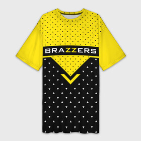 Платье-футболка 3D с принтом Brazzers в Санкт-Петербурге,  |  | brazzers | erotic | johnny sins | love | man | pron | video | xxx | бразерс | браззерс | видео | джонни синс | лысый | любовь | прон