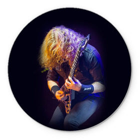 Коврик круглый с принтом Dave Mustaine в Санкт-Петербурге, резина и полиэстер | круглая форма, изображение наносится на всю лицевую часть | dave | megadeth | metal | mustaine | rattlehead | rock | thrash | vic | дейв | мастейн | мегадет | метал | рок | треш