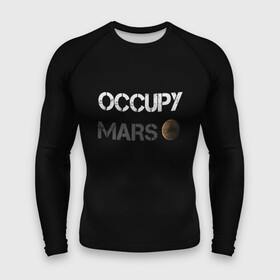 Мужской рашгард 3D с принтом Захвати Марс в Санкт-Петербурге,  |  | mars | space x | илон маск | марс | планеты | спэйс икс