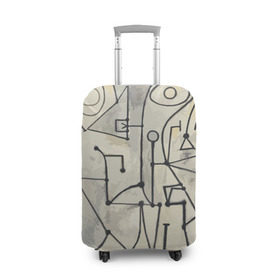 Чехол для чемодана 3D с принтом Пикассо в Санкт-Петербурге, 86% полиэфир, 14% спандекс | двустороннее нанесение принта, прорези для ручек и колес | пикассо