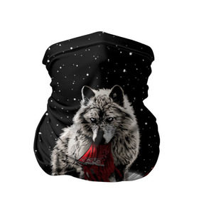 Бандана-труба 3D с принтом Серый волк в Санкт-Петербурге, 100% полиэстер, ткань с особыми свойствами — Activecool | плотность 150‒180 г/м2; хорошо тянется, но сохраняет форму | angry | animal | beast | heaven | moon | night | rage | sky | star | wild | wolf | волк | дикий | животное | звезды | зверь | злость | красная шапочка | луна | небеса | небо | ночь | сказка | ярость