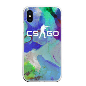 Чехол для iPhone XS Max матовый с принтом CS GO Поверхностная закалка в Санкт-Петербурге, Силикон | Область печати: задняя сторона чехла, без боковых панелей | Тематика изображения на принте: case hardened | counter strike | cs go | skin | контр страйк | кс го | поверхностная закалка | скин | скины