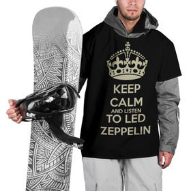 Накидка на куртку 3D с принтом Led Zeppelin в Санкт-Петербурге, 100% полиэстер |  | Тематика изображения на принте: led zeppelin