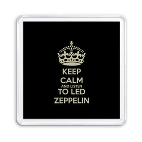 Магнит 55*55 с принтом Led Zeppelin в Санкт-Петербурге, Пластик | Размер: 65*65 мм; Размер печати: 55*55 мм | Тематика изображения на принте: led zeppelin