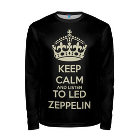 Мужской лонгслив 3D с принтом Led Zeppelin в Санкт-Петербурге, 100% полиэстер | длинные рукава, круглый вырез горловины, полуприлегающий силуэт | led zeppelin