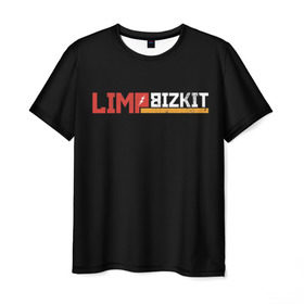 Мужская футболка 3D с принтом Limp Bizkit в Санкт-Петербурге, 100% полиэфир | прямой крой, круглый вырез горловины, длина до линии бедер | Тематика изображения на принте: fred durst | limp bizkit | лим бискит | фред дерст
