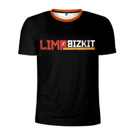 Мужская футболка 3D спортивная с принтом Limp Bizkit в Санкт-Петербурге, 100% полиэстер с улучшенными характеристиками | приталенный силуэт, круглая горловина, широкие плечи, сужается к линии бедра | fred durst | limp bizkit | лим бискит | фред дерст
