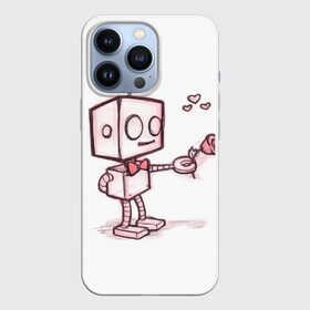 Чехол для iPhone 13 Pro с принтом Робот мальчик в Санкт-Петербурге,  |  | 14 февраля | валентин | влюбленные | девушке | день святого валентина | жене | любимой | любимому | мужу | пара | парные | парню | подарок | подарок жене | подарок мужу