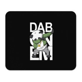 Коврик прямоугольный с принтом Panda dab в Санкт-Петербурге, натуральный каучук | размер 230 х 185 мм; запечатка лицевой стороны | dab | dab n dance | dab on em | panda dab | дэб