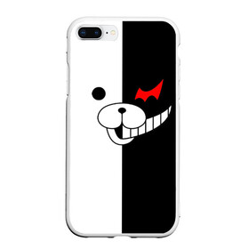 Чехол для iPhone 7Plus/8 Plus матовый с принтом Monokuma в Санкт-Петербурге, Силикон | Область печати: задняя сторона чехла, без боковых панелей | danganronpa | monokuma | данганронпа