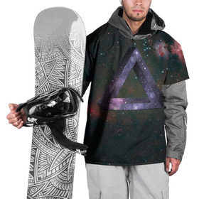 Накидка на куртку 3D с принтом Space в Санкт-Петербурге, 100% полиэстер |  | pink floyd | rock | пинк флоид | рок