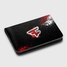 Картхолдер с принтом с принтом cs:go - Faze clan (Black collection) в Санкт-Петербурге, натуральная матовая кожа | размер 7,3 х 10 см; кардхолдер имеет 4 кармана для карт; | black | clan | csgo | faze | ксго | фейз