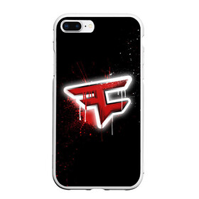 Чехол для iPhone 7Plus/8 Plus матовый с принтом csgo - Faze clan (Black collection) в Санкт-Петербурге, Силикон | Область печати: задняя сторона чехла, без боковых панелей | black | clan | csgo | faze | ксго | фейз