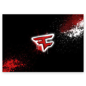 Поздравительная открытка с принтом cs:go - Faze clan (Black collection) в Санкт-Петербурге, 100% бумага | плотность бумаги 280 г/м2, матовая, на обратной стороне линовка и место для марки
 | black | clan | csgo | faze | ксго | фейз