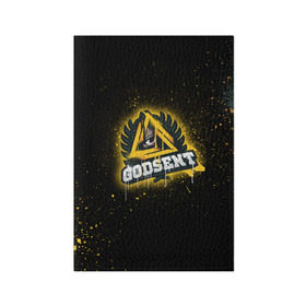 Обложка для паспорта матовая кожа с принтом cs:go - Godsent (Black collection) в Санкт-Петербурге, натуральная матовая кожа | размер 19,3 х 13,7 см; прозрачные пластиковые крепления | Тематика изображения на принте: black | csgo | godsent | годсент | ксго