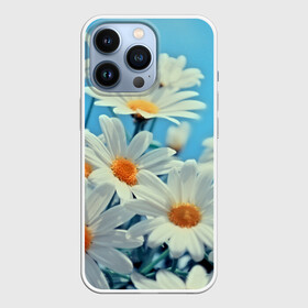 Чехол для iPhone 13 Pro с принтом Ромашки в Санкт-Петербурге,  |  | flower | цветы