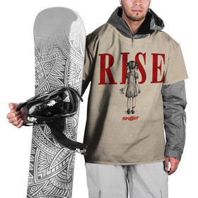 Накидка на куртку 3D с принтом Rise в Санкт-Петербурге, 100% полиэстер |  | Тематика изображения на принте: skillet