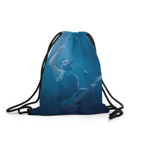 Рюкзак-мешок 3D с принтом Blue в Санкт-Петербурге, 100% полиэстер | плотность ткани — 200 г/м2, размер — 35 х 45 см; лямки — толстые шнурки, застежка на шнуровке, без карманов и подкладки | Тематика изображения на принте: skillet