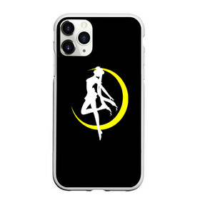 Чехол для iPhone 11 Pro матовый с принтом Сейлор Мун в Санкт-Петербурге, Силикон |  | logo | moon | девушка | детство | желтый | луна | мультик | мультики | черный