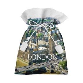 Подарочный 3D мешок с принтом Улицы Лондона в Санкт-Петербурге, 100% полиэстер | Размер: 29*39 см | Тематика изображения на принте: city | england | london | united kingdom | англия | великобритания | город | лондон