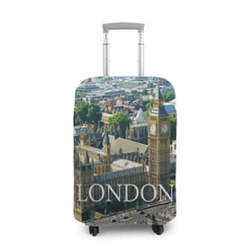 Чехол для чемодана 3D с принтом Улицы Лондона в Санкт-Петербурге, 86% полиэфир, 14% спандекс | двустороннее нанесение принта, прорези для ручек и колес | city | england | london | united kingdom | англия | великобритания | город | лондон