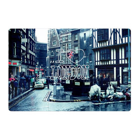 Магнитный плакат 3Х2 с принтом Улицы Лондона в Санкт-Петербурге, Полимерный материал с магнитным слоем | 6 деталей размером 9*9 см | Тематика изображения на принте: city | england | flag | heart | i | london | love | street | united kingdom | англия | великобритания | город | лондон | люблю | сердце | улица | флаг | я
