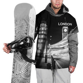 Накидка на куртку 3D с принтом Улицы Лондона в Санкт-Петербурге, 100% полиэстер |  | Тематика изображения на принте: england | lights | london | night | street | united kingdom | англия | великобритания | лондон | ночь | огни | улица