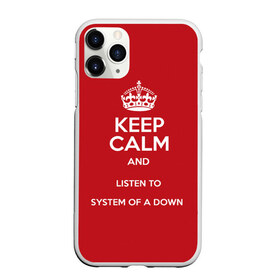 Чехол для iPhone 11 Pro матовый с принтом Keep Calm SOAD в Санкт-Петербурге, Силикон |  | soad | system of a down