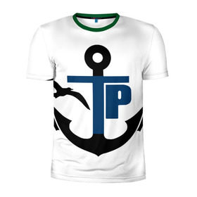 Мужская футболка 3D спортивная с принтом Типичный речник в Санкт-Петербурге, 100% полиэстер с улучшенными характеристиками | приталенный силуэт, круглая горловина, широкие плечи, сужается к линии бедра | вмф | морской флот | речник | речной флот