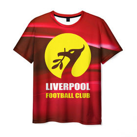 Мужская футболка 3D с принтом Liverpool в Санкт-Петербурге, 100% полиэфир | прямой крой, круглый вырез горловины, длина до линии бедер | football | англия | ливерпуль | премьер лига | фанат | футбол | футболист