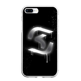 Чехол для iPhone 7Plus/8 Plus матовый с принтом csgo - SK Gaming (Black collection) в Санкт-Петербурге, Силикон | Область печати: задняя сторона чехла, без боковых панелей | cs | csgo | sk | го | кс | ск