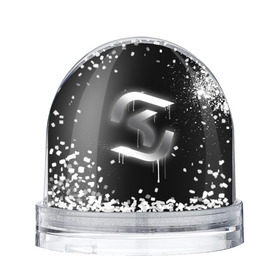 Снежный шар с принтом cs:go - SK Gaming (Black collection) в Санкт-Петербурге, Пластик | Изображение внутри шара печатается на глянцевой фотобумаге с двух сторон | cs | csgo | sk | го | кс | ск