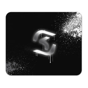 Коврик прямоугольный с принтом cs:go - SK Gaming (Black collection) в Санкт-Петербурге, натуральный каучук | размер 230 х 185 мм; запечатка лицевой стороны | cs | csgo | sk | го | кс | ск