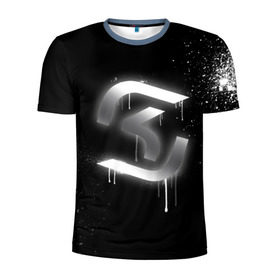 Мужская футболка 3D спортивная с принтом cs:go - SK Gaming (Black collection) в Санкт-Петербурге, 100% полиэстер с улучшенными характеристиками | приталенный силуэт, круглая горловина, широкие плечи, сужается к линии бедра | Тематика изображения на принте: cs | csgo | sk | го | кс | ск