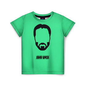 Детская футболка 3D с принтом John Wick в Санкт-Петербурге, 100% гипоаллергенный полиэфир | прямой крой, круглый вырез горловины, длина до линии бедер, чуть спущенное плечо, ткань немного тянется | john wick
