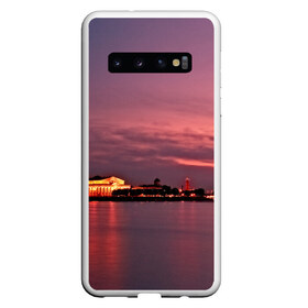 Чехол для Samsung Galaxy S10 с принтом Санкт-Петербург в Санкт-Петербурге, Силикон | Область печати: задняя сторона чехла, без боковых панелей | Тематика изображения на принте: город | пейзаж