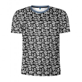 Мужская футболка 3D спортивная с принтом Misfits в Санкт-Петербурге, 100% полиэстер с улучшенными характеристиками | приталенный силуэт, круглая горловина, широкие плечи, сужается к линии бедра | misfits