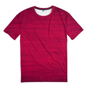 Мужская футболка 3D с принтом Pink Color в Санкт-Петербурге, 100% полиэфир | прямой крой, круглый вырез горловины, длина до линии бедер | 
